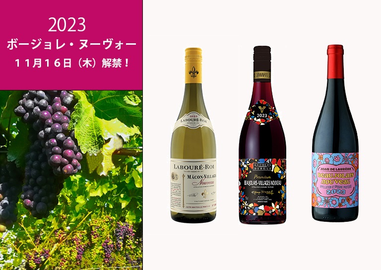 2023ボージョレ・ヌ―ヴォー 予約受付中