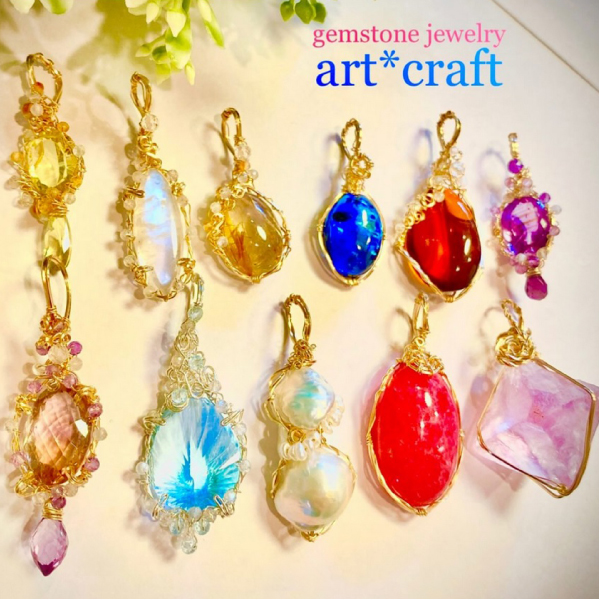 播磨で活躍する作家「アートクラフト」天然石アクセサリー販売会