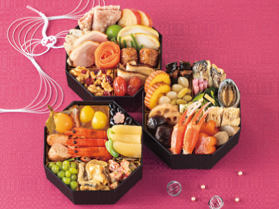 和洋風おせち　八角 三段重